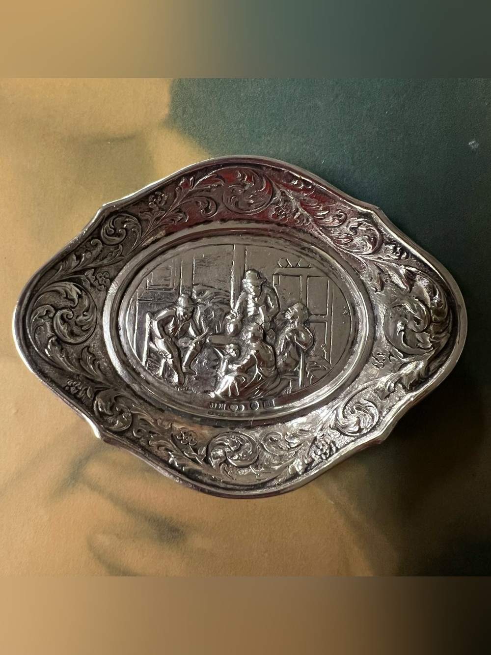 Antique Dutch Silver Tray